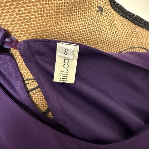 Woman’s dress size small purple with white lace - Picture 5 of 5